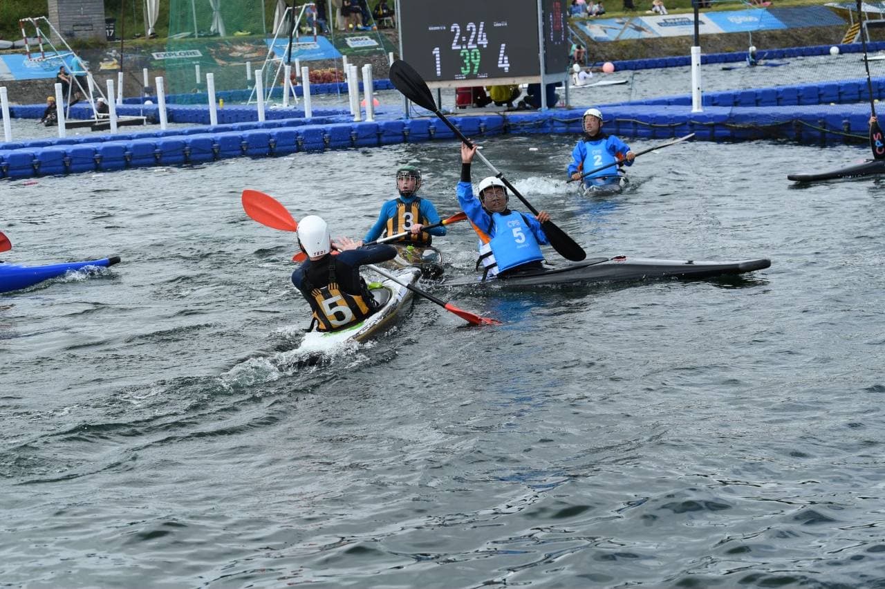 Early kayak polo days